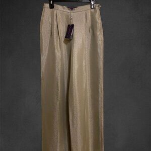 Ralph Lauren Collection Silver/Gray Splendor Lane - Claudie pants. Size 4
